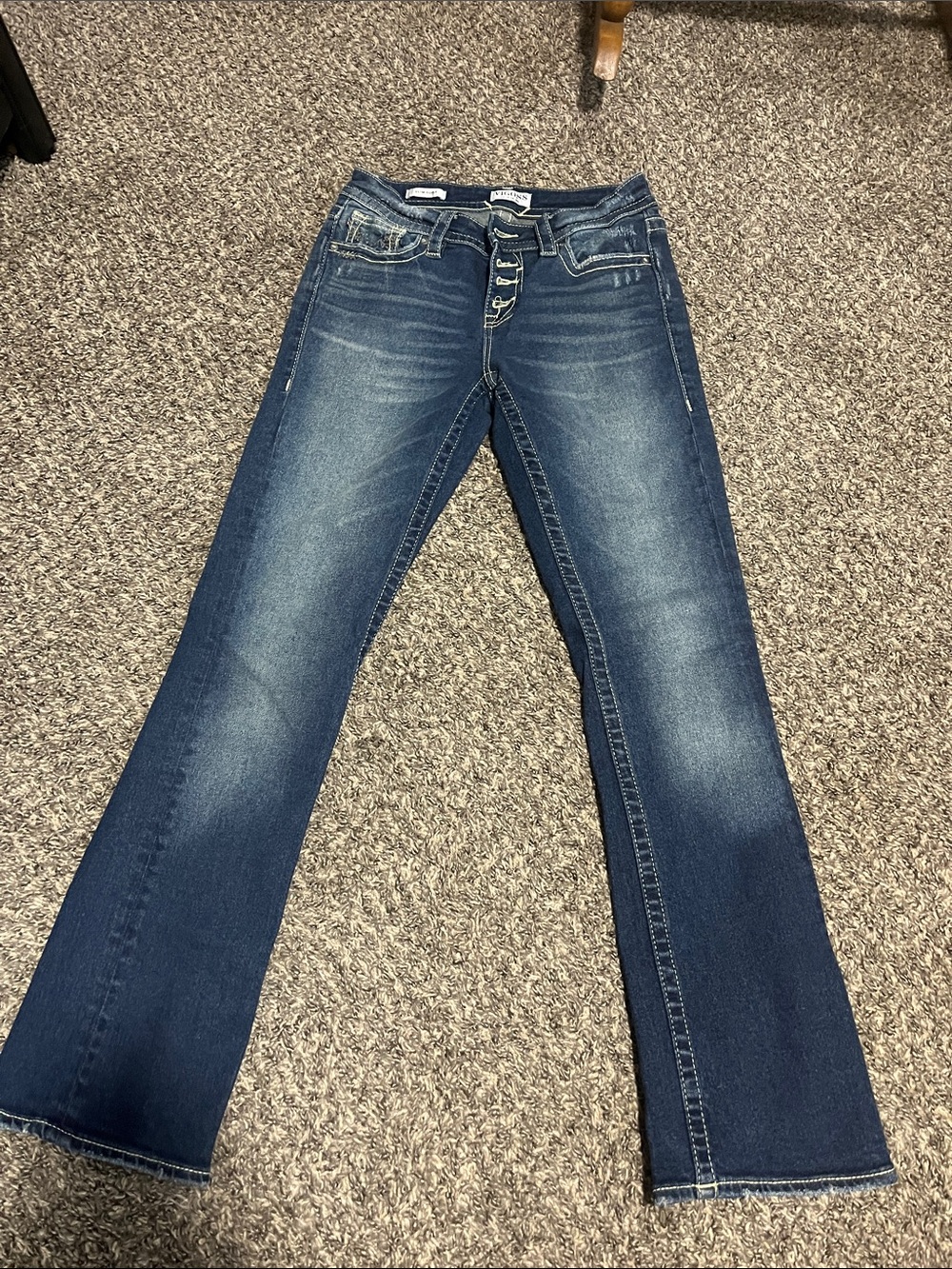 Vigoss Dark Blue Flare Jeans